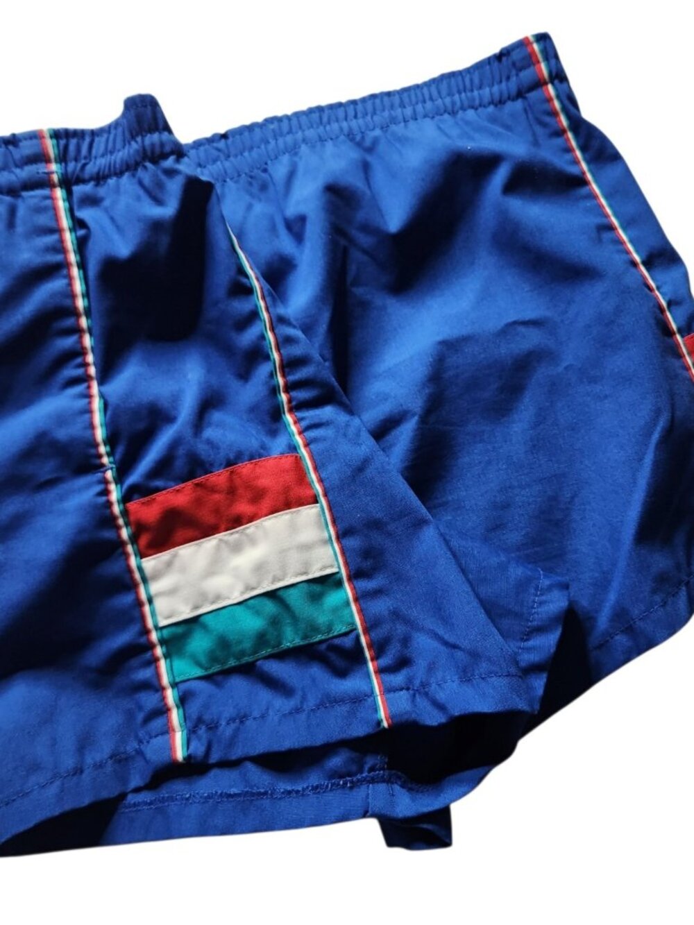 Vintage Jantzen Swim Trunks Men's 38 Blue Lined Drawstring 80s - 90s - Picture 3 of 7